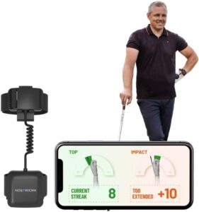 Hackmotion Core – Golf Swing and Wrist Angle Training Aid – Improve Clubface Control and Full Swing Consistency